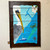 Hand Painted Ocean Springs Map & Pelican Wall Art