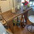 Mango Wood Slatted Console Table