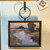 Metal Framed Landscape Wall Decor w/Bracket