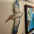 Painted Metal Pelican Wall Decor