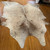White & Mahogany Spotted Cowhide Rug