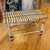 Hand Woven Cane Bench/Side Table