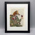 Wine Taster Fox Framed Book Print
