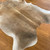 Beige Branded Cowhide Rug