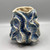 Textured Organic Shaped Blue Vase