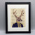 Captain Deer Framed Book Print