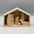 Natural Pine Wood Nativity, Set of 8