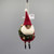 Wool Felt Santa w/Wreath Ornament