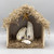 Simple Handmade Oyster Shell Nativity in Creche