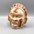 Vintage Polychrome Mexican Clay Mask