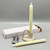 Set of 2 Battery Operated Flameless Taper Candles w/Remote