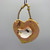 Handmade Bronze Heart & Shell Hanging