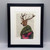 Sir Shuggy Scottish Deer Framed Book Print