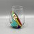 Blue Pelican Hand Painted Wine Glass