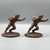 Antique Hubley Cast Iron Football Player Bookends