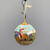 Dude Ranch Santa Cloisonné Ornament