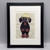 Dachshund Colander Framed Book Print