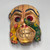Vintage Carved Diablo w/Snake Mask