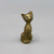 Small Vintage Brass Cat