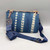 West Africa Indigo, Cork & Leather Crossbody