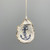 Anchor Decoupage Oyster Shell Ornament