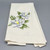 Embroidered Magnolias Tea Towel