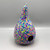 Hand Painted Colorful Splatter Gourd Bird House