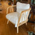 Rubberwood Chair w/Removable Cushions