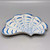 Stoneware Shell Shaped Hand Painted Plate