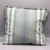 Woven Cotton Striped Pillow w/Eyelash Fringe