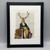 Deer & Chair Framed Book Print