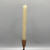 Individual Pleated Unscented Taper Candle, Linen Color