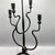Forged Iron 5 Taper Candelabra