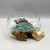 Open Molten Glass 7.5" Bowl on Driftwood