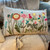 Flower & Fringe Cotton Slub Lumbar Pillow