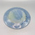 Vintage Blue Tlaquepaque Art Deco Grained Clay 9.6" Plate