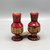 Mid Century Wooden Turned Salt & Pepper Shakers