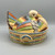 Vintage Tlaquepaque Ivory Turkey Casserole Dish