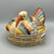 Vintage Tlaquepaque Ivory Turkey Casserole Dish