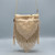 Boho Chic Fringe Drawstring Crossbody Pouch Handbag