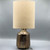 Terracotta Metallic Glaze Table Lamp