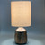 Terracotta Metallic Glaze Table Lamp