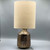 Terracotta Metallic Glaze Table Lamp