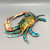 Small Metal & Capiz Crab Wall Décor