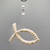 Christian Fish Shell Ornament