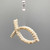 Christian Fish Shell Ornament