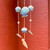 Blue Ceramic Shell & Driftwood Wind Chime