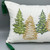 Green Christmas Trees Pillow