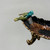 Metal Footed Dish W/3D Birds