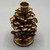 Small Pinecone Metal Taper Holder